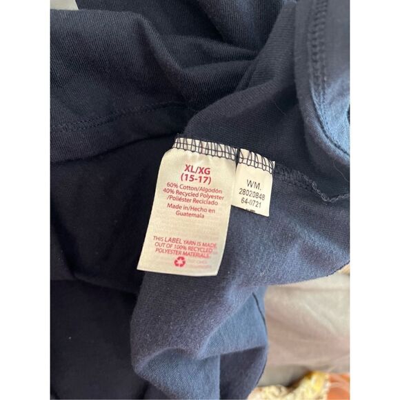 New No Boundaries navy blue long sleeve layering top size xL - Picture 6 of 6